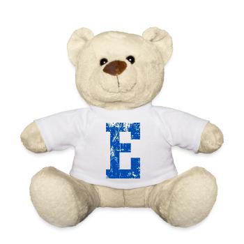 Letter e sport retro - Teddy - Sonnengelb - Vorne