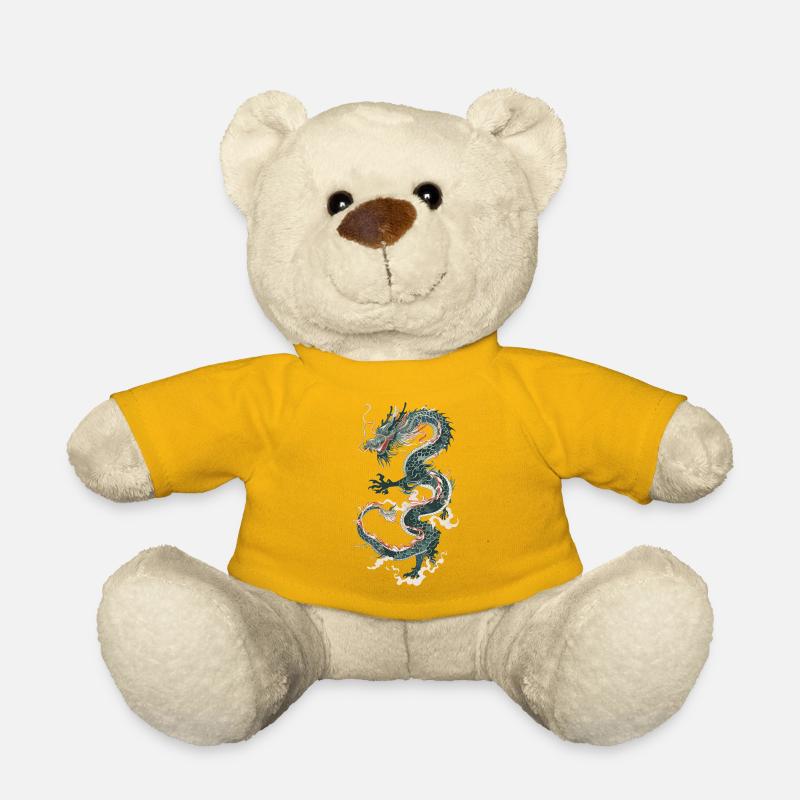 Chinesischer Drache - Teddy - Sonnengelb