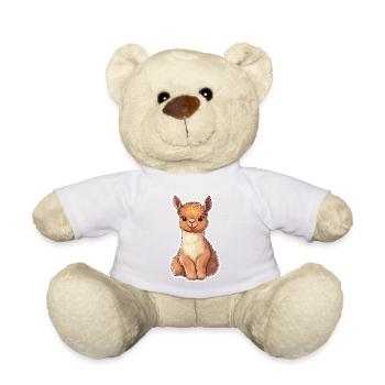 Llama Alpaca Llama Animal Gift - Teddy Bear -  - Front