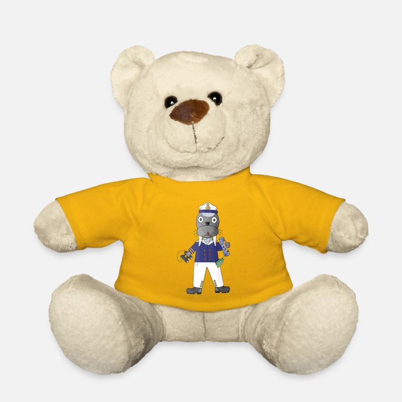 Morse Ahoy des capitaines des océans du monde - Nounours - jaune soleil