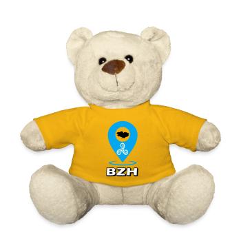 Triskel Breizh Blue - Teddy Bear - sun yellow - Front