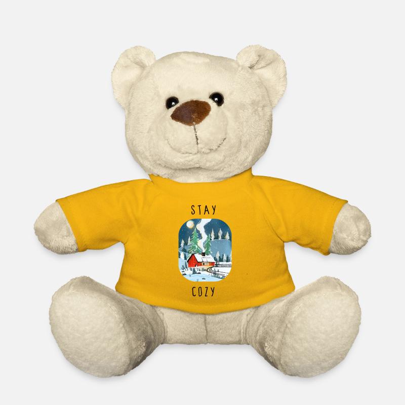 stay_cozy - Teddy Bear - sun yellow