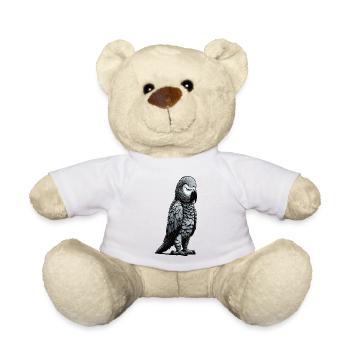 African grey parrot parrot owner parrot keeper - Teddy Bear - sun yellow - Front