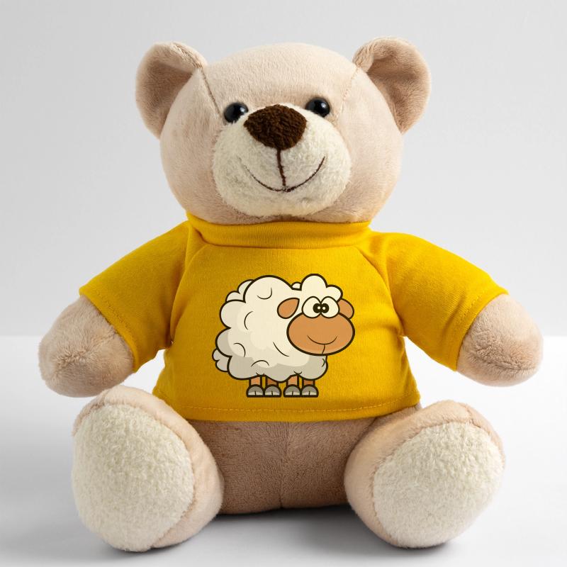 Cartoon Comic Sheep Teddy Bear
