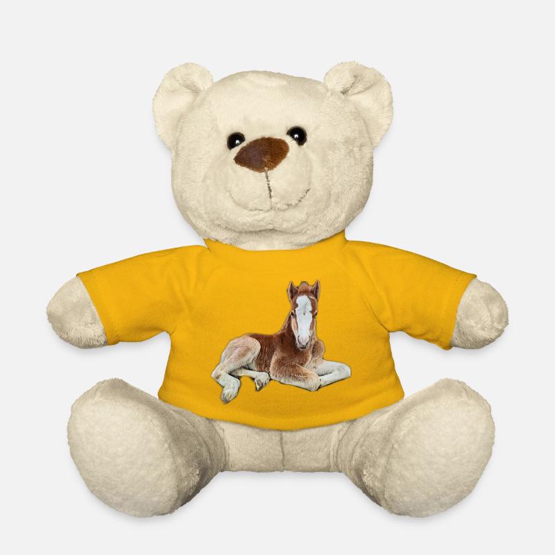 Poulains - Nounours - jaune soleil