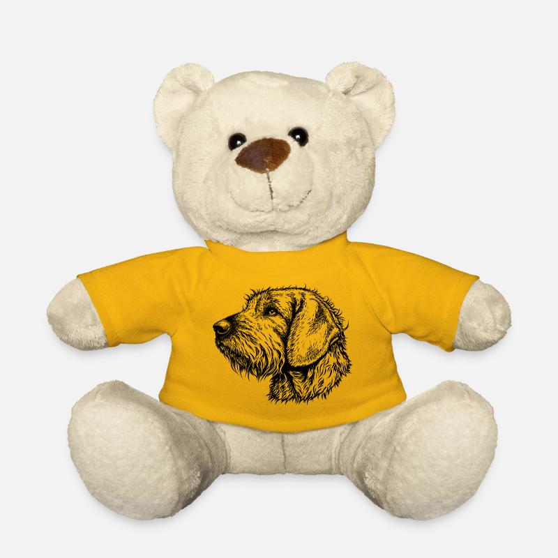 Steirische Bracke Portrait - Teddy - Sonnengelb