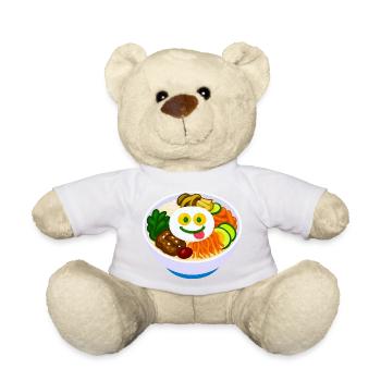 Mischung aus Geschmack und Glück - Happy Bowl mit Bibimbap - Teddy - Sonnengelb - Vorne