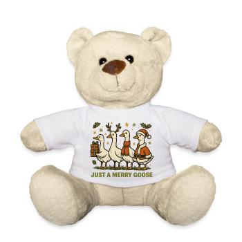Noël juste une oie joyeuse Vacances Fun - Nounours - jaune soleil - Devant