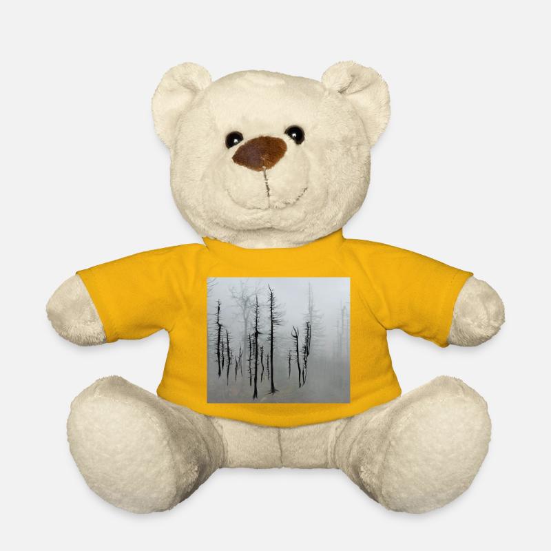 Totholzfichten_im_Nebel - Teddy - Sonnengelb