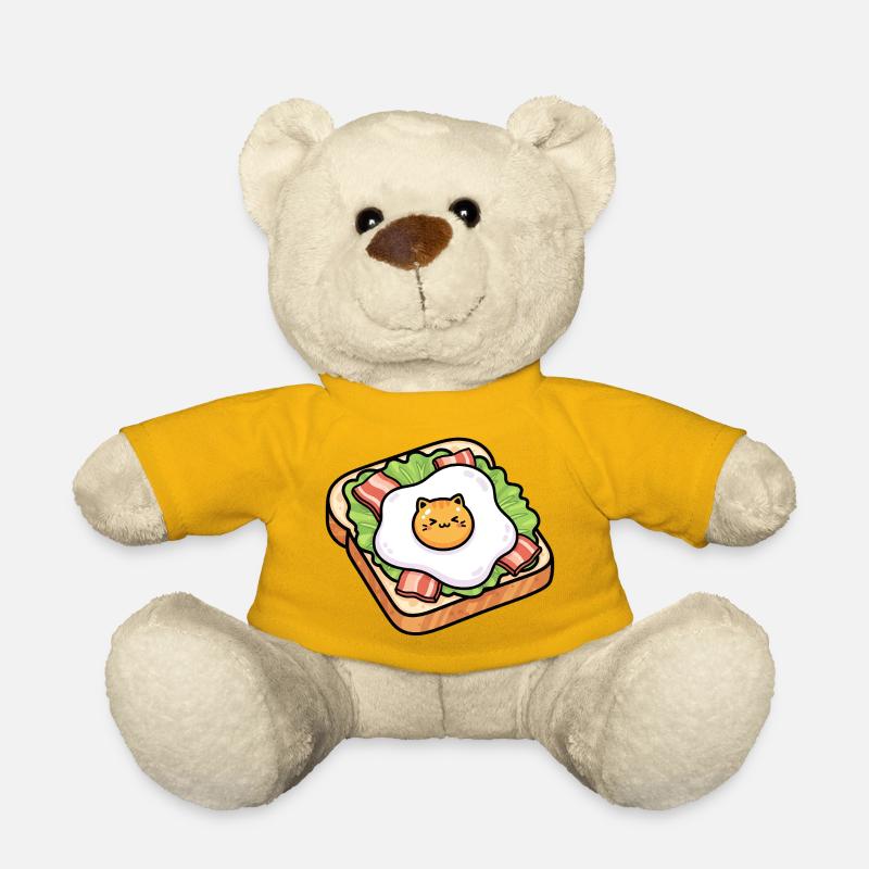 Sunny Toast Katzenei - Teddy - Sonnengelb