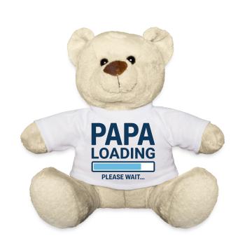 Papa lädt, bitte warten Sie – Bald Vater? - Teddy - Sonnengelb - Vorne