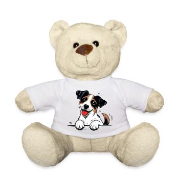 Jack Russell Terrier Pfoten farbig - Teddy - Sonnengelb - Vorne