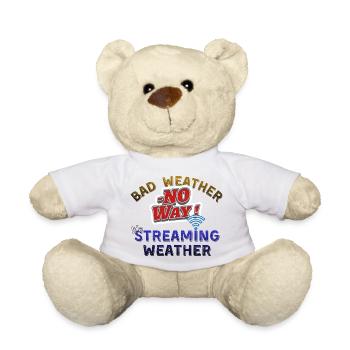 Bad Weather, No Way! It's Streaming Weather - Teddy Bear - sun yellow - Front