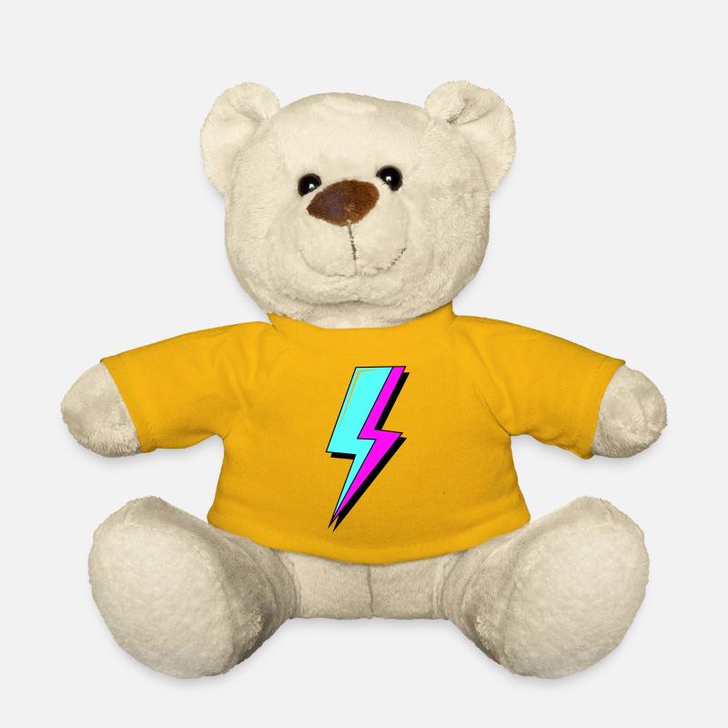 Psychedelische Neon-Beleuchtung - Teddy - Sonnengelb