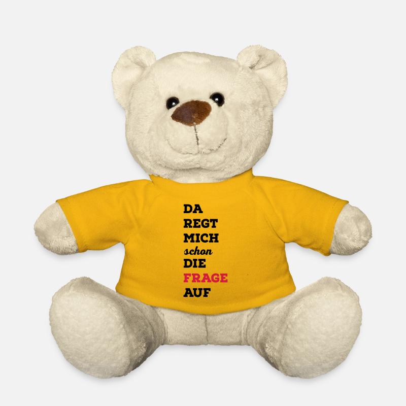 lustig - Teddy - Sonnengelb
