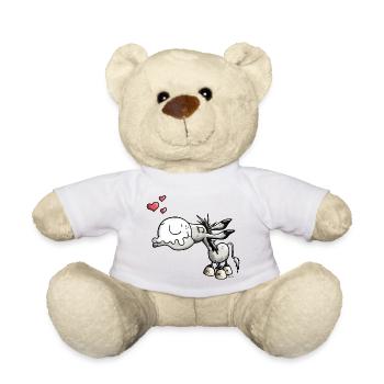 Es ist knutsch Esel Zeit - Teddy - Sonnengelb - Vorne
