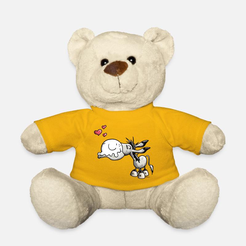 Donkey Kiss - Teddy Bear - sun yellow