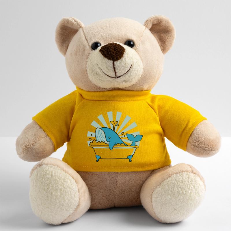 Baleine dans la baignoire – Funny Ocean Design Nounours
