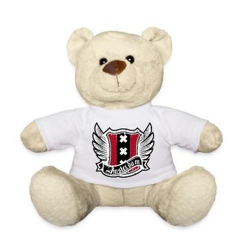 Geflügeltes Amsterdamer Wappen - Teddy - Sonnengelb - Vorne
