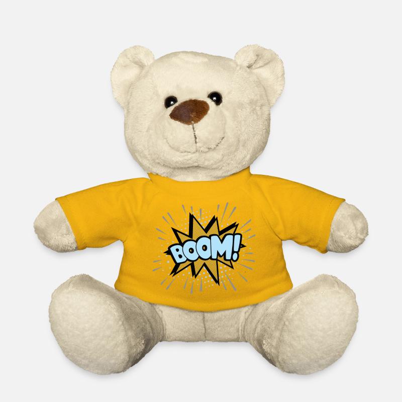 Boom blue - Teddy Bear - sun yellow