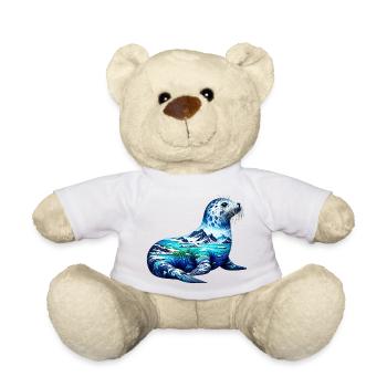 Seal - Teddy Bear - sun yellow - Front