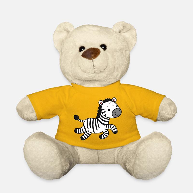Zebra - Teddy - Sonnengelb