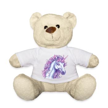 Enchanted Unicorn Magical Expression - Teddy Bear - sun yellow - Front