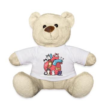 Amour Des Chats Cadeau pour Fan de Chat - Nounours - jaune soleil - Devant