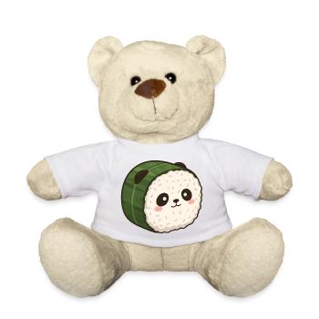 Panda Sushi – Cute Anime Food Design - Teddy Bear - sun yellow - Front