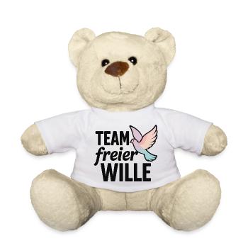 Team Freedom Dove Gradient - Teddy Bear - sun yellow - Front