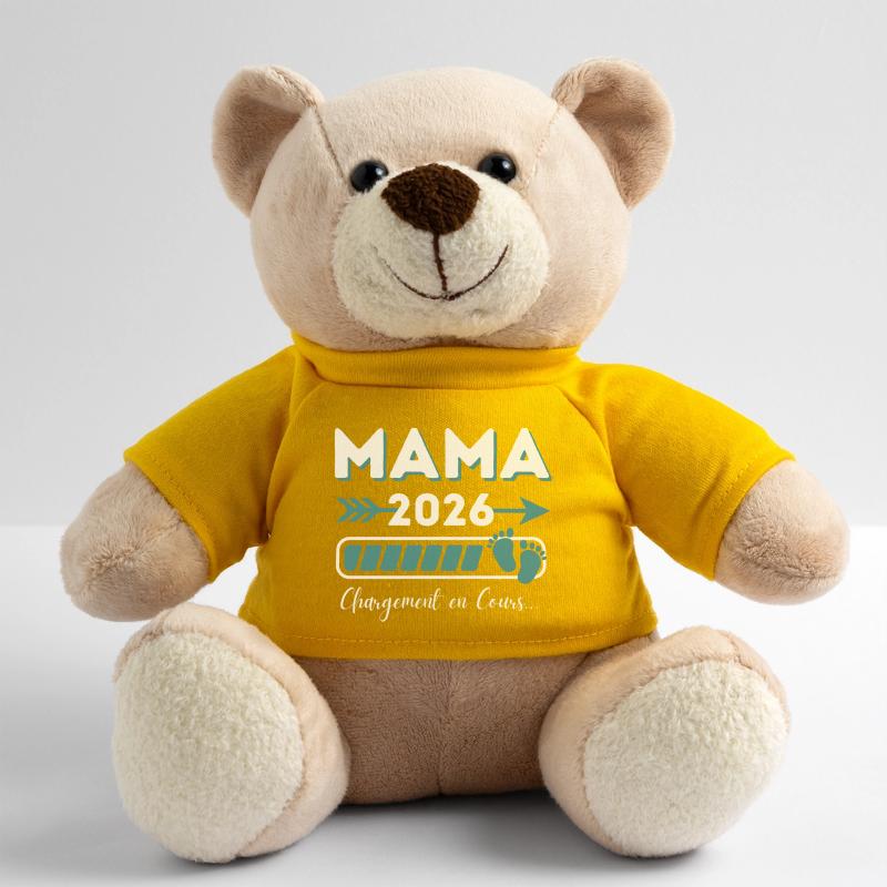 Mama 2026 Loading Modern Style Teddy Bear