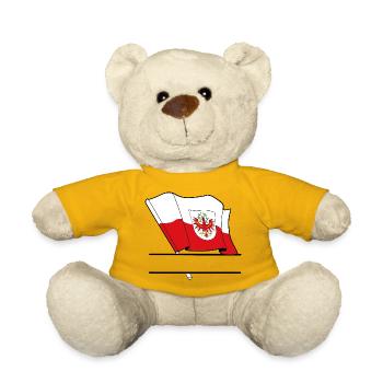 Drapeau du Tirol – Espace de noms - Nounours - jaune soleil - Devant
