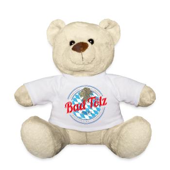 Bad Tölz Bayern Deutschland Löwe Vintage Souvenir - Teddy - Sonnengelb - Vorne