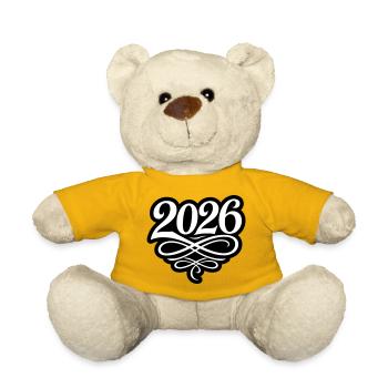 2026 Jahr - Teddy - Sonnengelb - Vorne