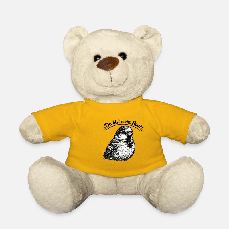 Tu es mon moineau - Nounours - jaune soleil