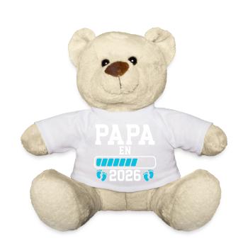 Future dad 2026 birth announcement - Teddy Bear - sun yellow - Front