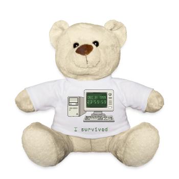 I Survived Y2K - Teddy Bear - sun yellow - Front