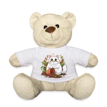 Garden cat in a pot adventure - Teddy Bear - sun yellow - Front