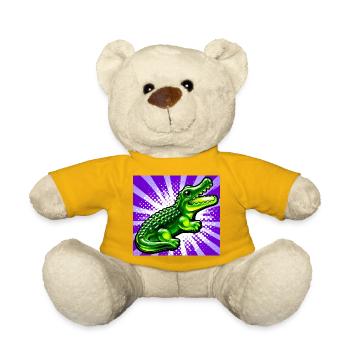 crocodile - Teddy Bear - sun yellow - Front