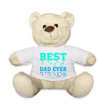 Blind Blindenschrift Braille - Teddy - Sonnengelb - Vorne