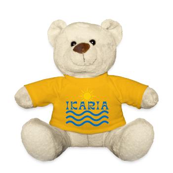 Ikaria Sun & Waves - Teddy Bear - sun yellow - Front