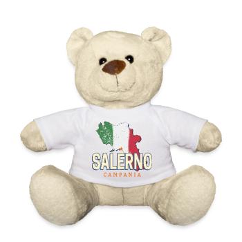 Salerno in Italien mit Kampanien Landkarte Design - Teddy - Sonnengelb - Vorne