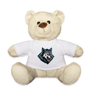Wolf Attack Logo - Teddy Bear - sun yellow - Front