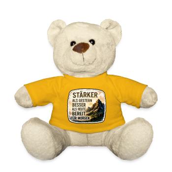 Stärker als gestern – besser als heute  - Teddy - Sonnengelb - Vorne
