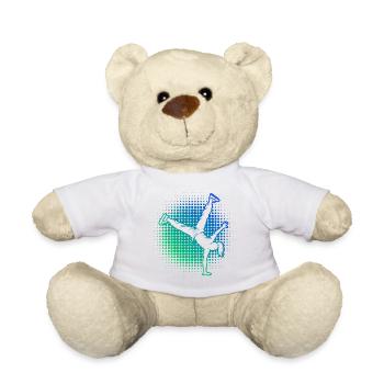 Geschenkidee für die Hip-Hop-Tänzerin mit Breaking - Teddy - Sonnengelb - Vorne