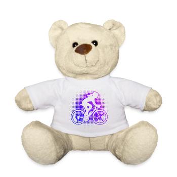 Idée cadeau pour cyclistes sur route - Nounours - jaune soleil - Devant