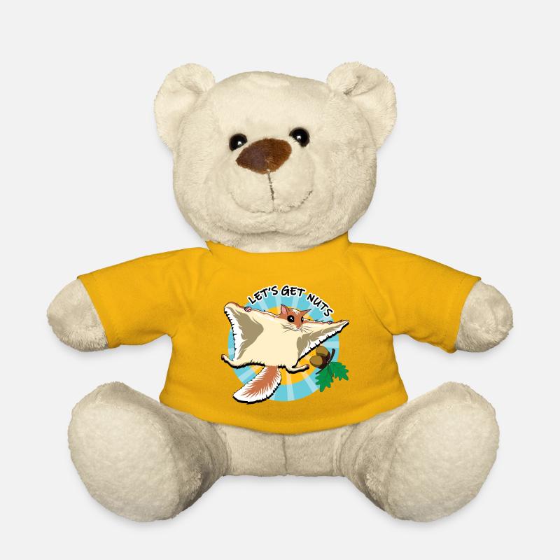 Fliegendes Eichhörnchen - Let es Get Nuts - Teddy - Sonnengelb