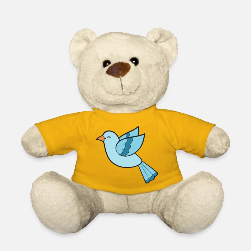 Vogel Vögel - Teddy - Sonnengelb