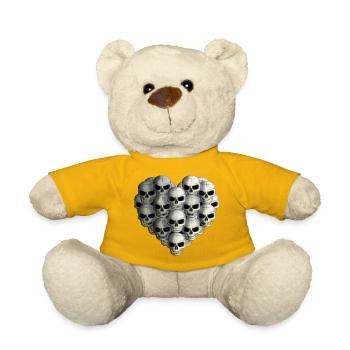Crânes Coeur R6Z - Nounours - jaune soleil - Devant
