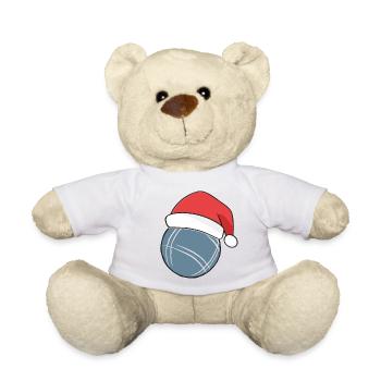 Boule Santa Tenue de pétanque pour Bouler pour boules - Nounours - jaune soleil - Devant